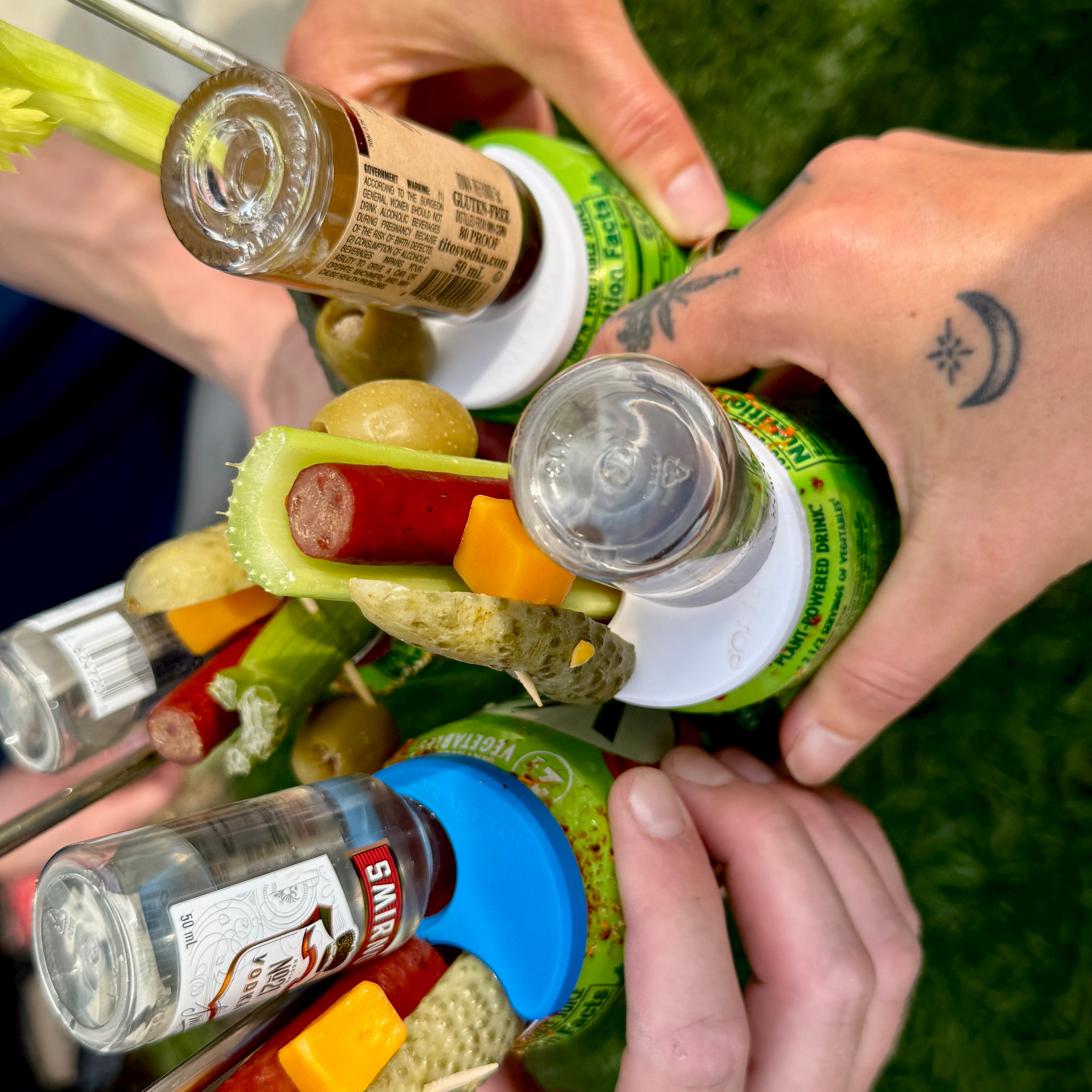 Can Clips-Can Clip-Draft Top-White-6 Pack-Draft Top