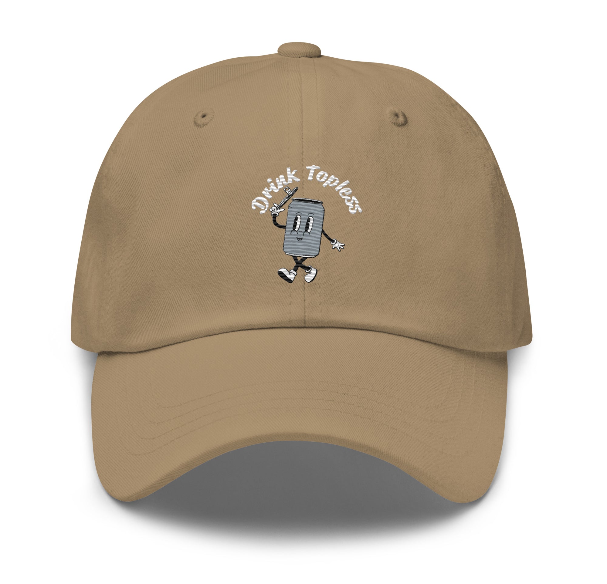 Drink Topless Tipsy - Dad Hat-Merchandise-Draft Top-Khaki-Draft Top