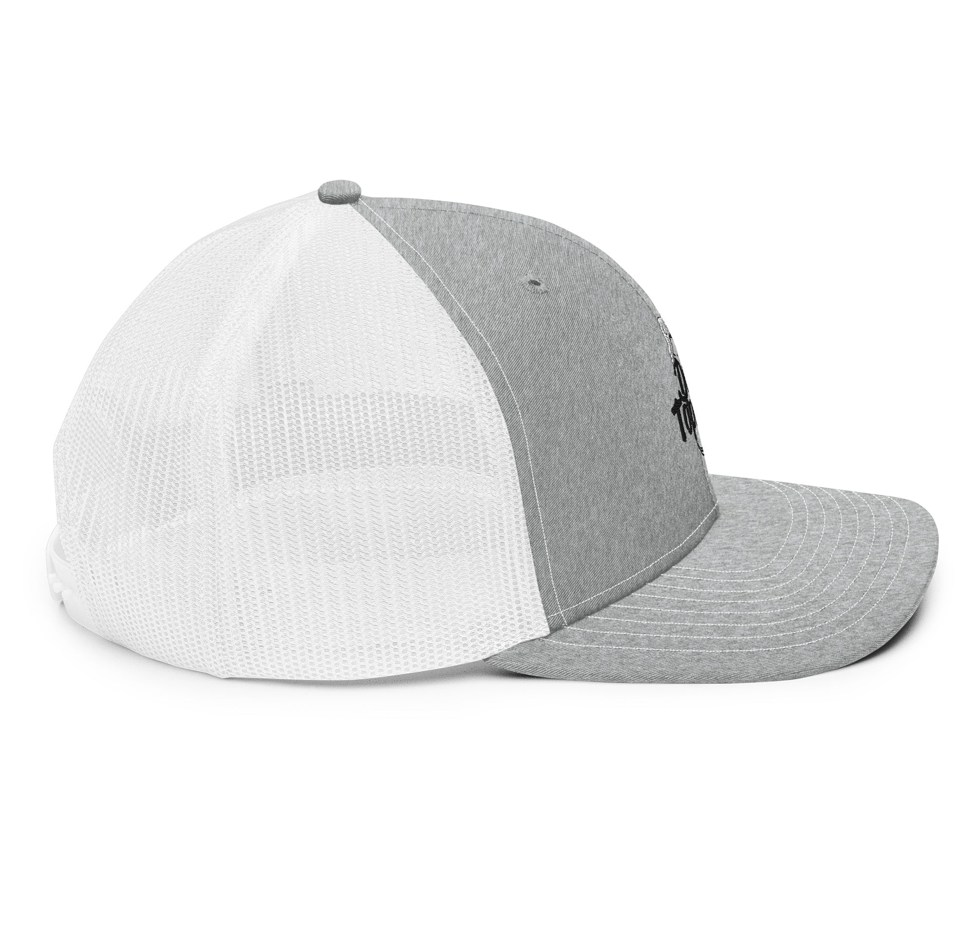 Drink Topless - Trucker Hat-Merchandise-Draft Top-Heather Grey/White-Draft Top