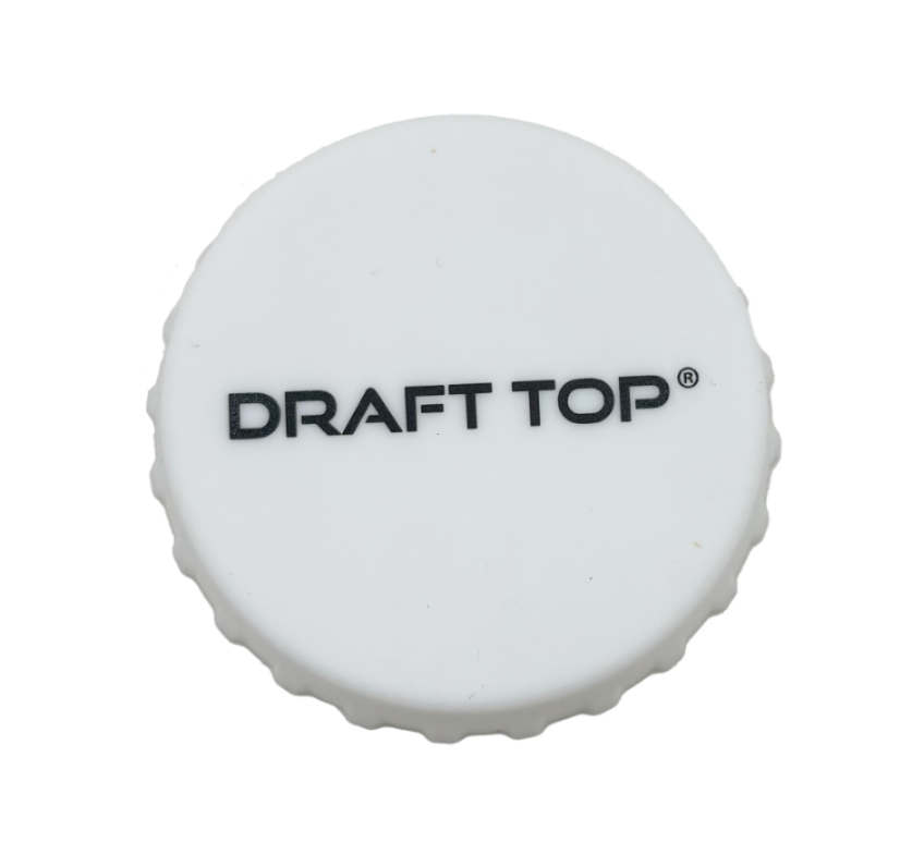 Can Covers-Can Cover-Draft Top-White-6 Pack-Draft Top